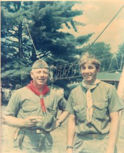 Leader & Scout Pose for Photo
