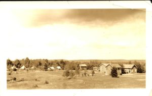 Wide Angle Photo of Early Camp Russell