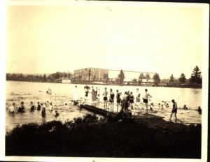 Swimming Area Near Factory