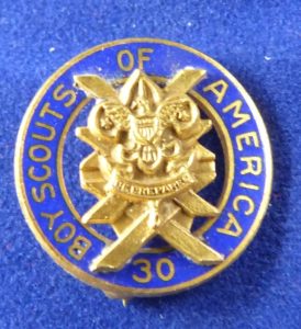 B.S.A. Thirty Year Veteran Pin