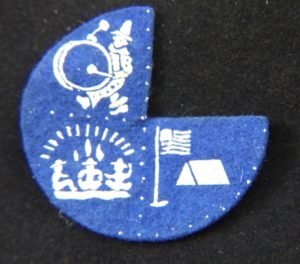 Blue Felt B.S.A. Patch