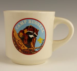 Camp Russell Gen. Herkimer Council Racoon Mug (Undated)