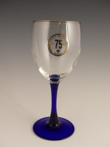 Camp Russell 75th Anniversary Wine Glass (1993)