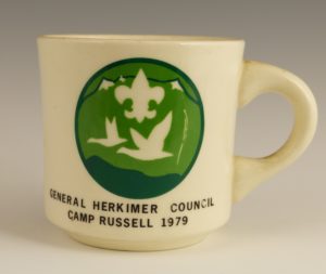 Camp Russell Gen. Herkimer Council Green Mountain Mug (1979)