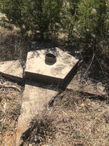 Remnant of Camp Chapman Flagpole